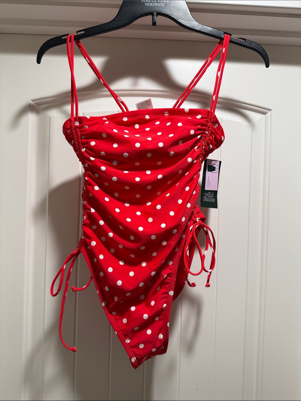 wild fable Red Polka Dot One-Piece Swimsuit
